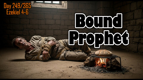 Day 249/365 - The Prophet as Performance Artist 🎨⚔️ #biblerecapdaily1 #ezekiel