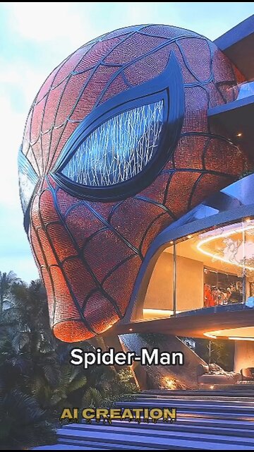 Superheros Houses 🤯 In Hybrid Fusion