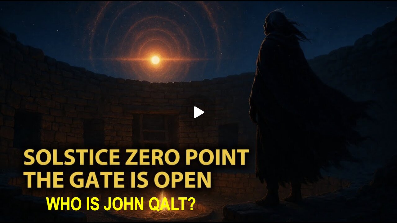Hopi Prophecy: The Winter Solstice Is Not a Date — It Is a Frequency Gate. WHO IS JOHN QALT?