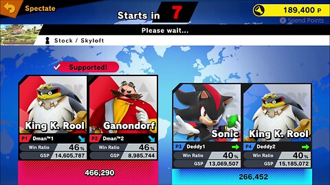 SSBU Online Spectator Mode with Special Characters Quickie 1/23/26 [CRASH]