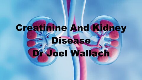 Creatinine And Kidney Disease Dr Joel Wallach