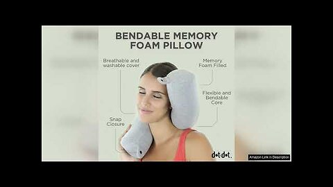 Dot and Dot Twist Memory Foam Travel Pillow for Neck, Chin, Lumbar and Leg Review