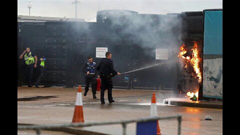 Man ‘firebombs’, Border Force, immigration centre,