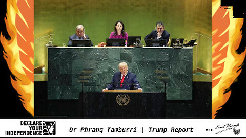 2025-09-25 Trump Report w Dr Phranq Tamburri - Kirk and Israel