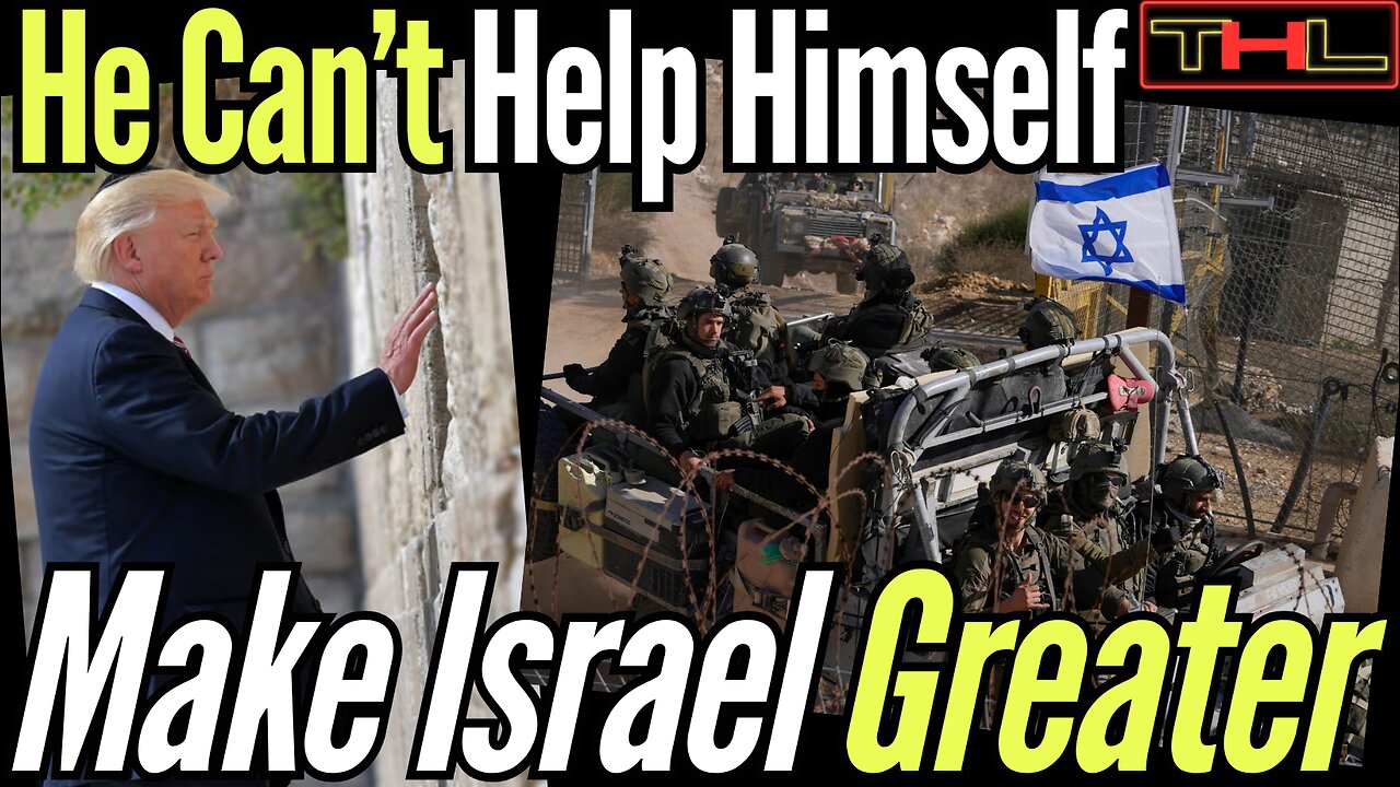 Trump is 100% Pushing The Greater Israel Project and most MAGAs aren't paying attention w JAY SCOTT