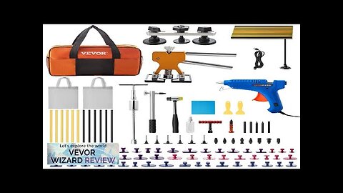 VEVOR Dent Removal Tool 89 Pcs Paintless Dent Repair Tools Led Baffle Review