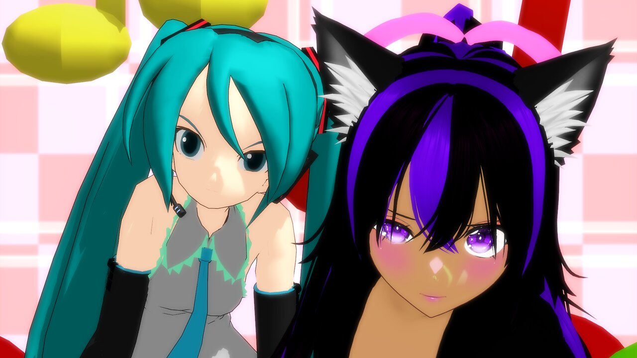 MMD DADADA! [OCc Moon And Vocaloid]!