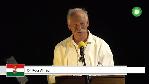 Dr. Pócs Alfréd előadása a VI. Nemzetközi Béke- és Egészségkonferencián