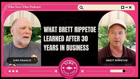 How Brett Rippetoe Built a 30-Year Business in a Category That Doesn’t Exist | Vibe Your Vibe