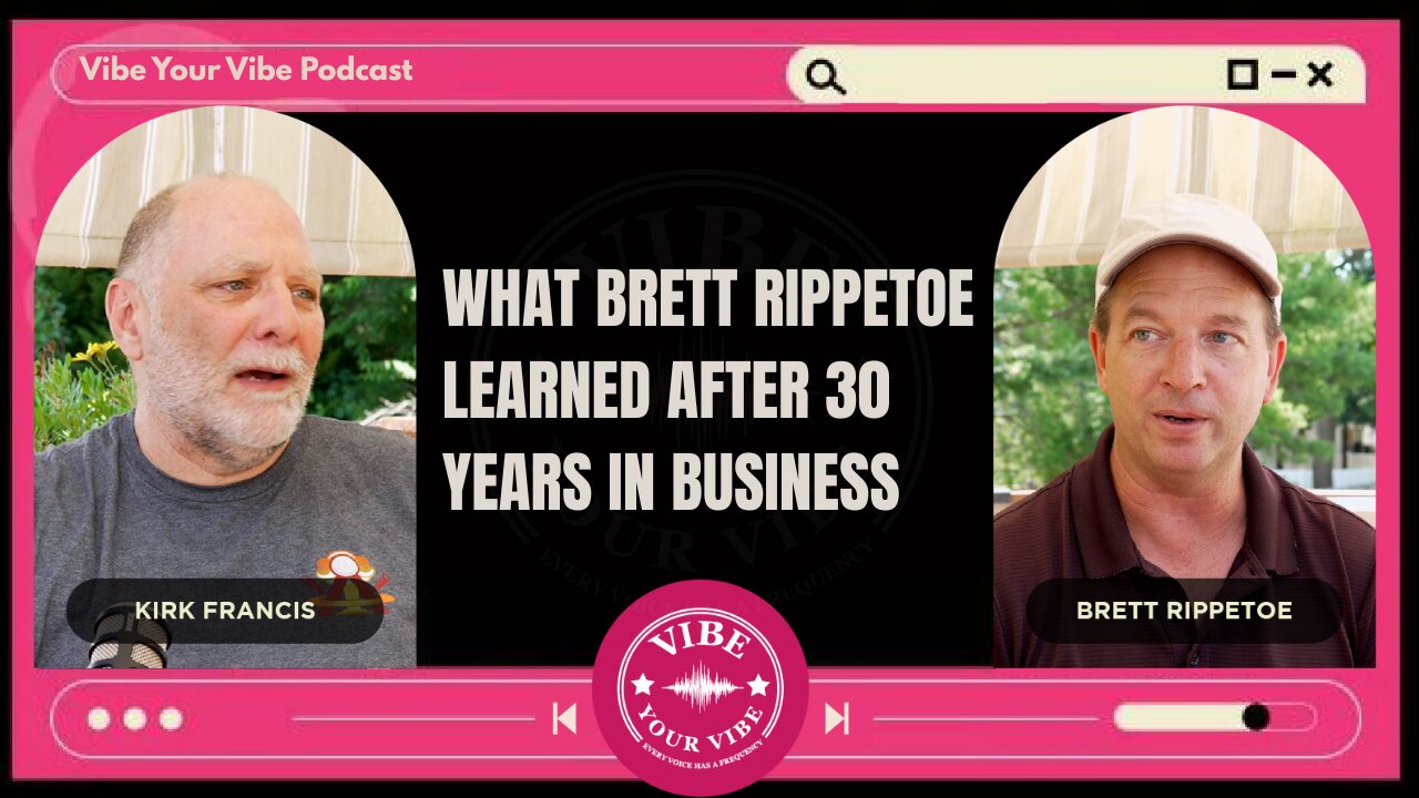 How Brett Rippetoe Built a 30-Year Business in a Category That Doesn’t Exist | Vibe Your Vibe