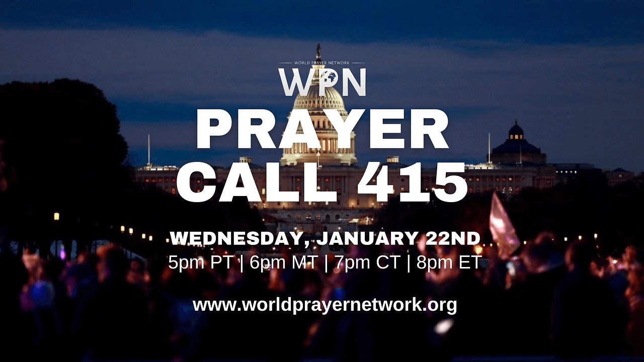 WPN Call 415 | Sen. Lankford - Congressional Nomination Process, Jake Lang – J6, Pastor Ronnie Floyd | January 22, 2025