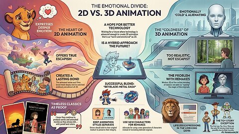 3D Animation VS 2D Depth's Emotional Void