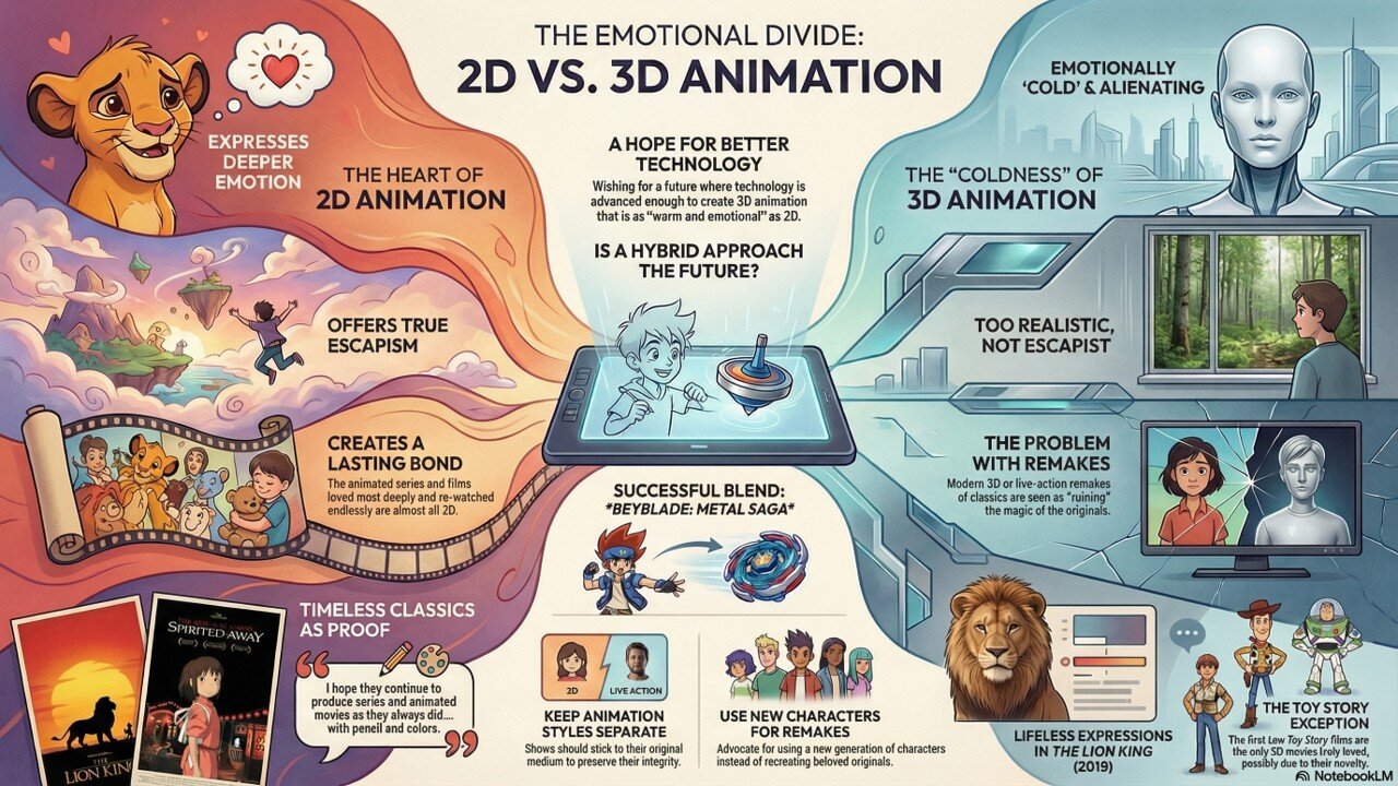 3D Animation VS 2D Depth's Emotional Void