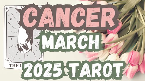 Cancer ♋️- Free spirited new beginning! March 2025 Evolutionary tarot reading #cancer #tarot #march