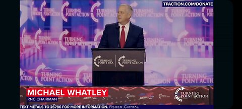 Michael Whatley At Charlie Kirk's AmericaFest 2024