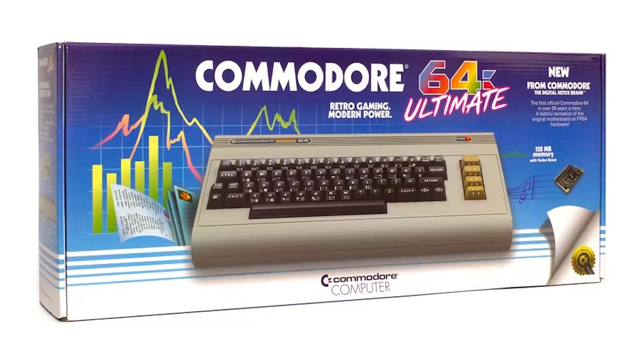 Commodore 64 Ultimate Unboxing @rumblevideo 01.08.2026 Broadcast 🎥🎬