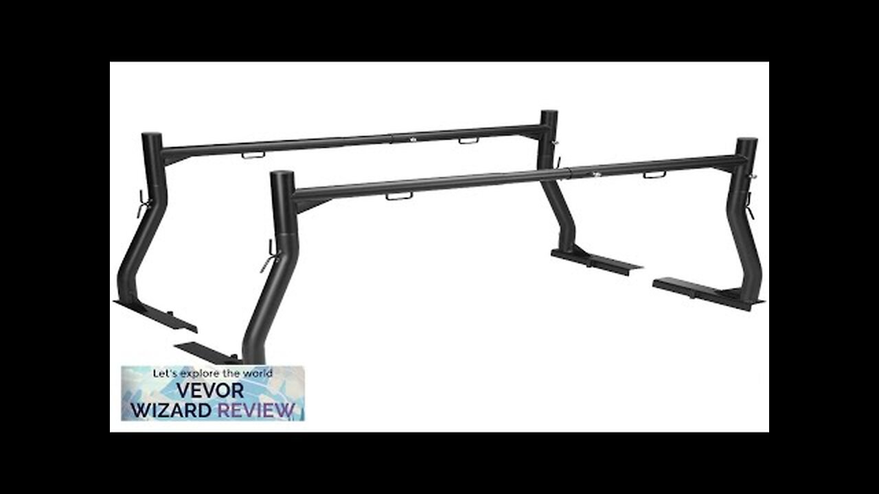 VEVOR Truck Rack 46-71inch Extendable Truck Ladder Rack 800 lbs Capacity Steel Review