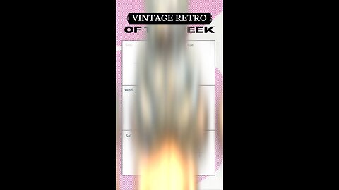 Your weekly vintage