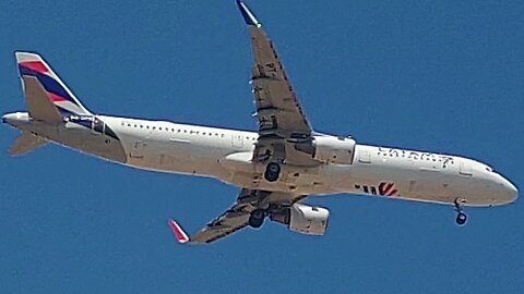 Airbus A321 PT-XPG coming from Natal to Fortaleza