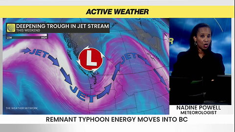 Heavy rain and snow: Typhoon remnants set to shake up B.C.'s pattern