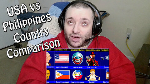 Reacting to "USA Vs Philippines Country Comparison"