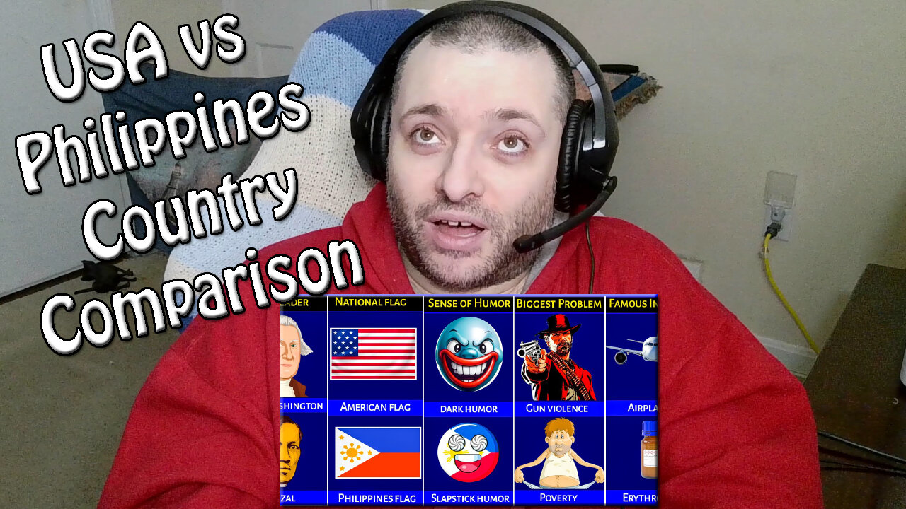 Reacting to "USA Vs Philippines Country Comparison"