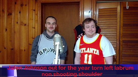 Atlanta Hawks 2025 NBA Trade Deadline examination - Jalen Johnson out for the year 😢 BOS Sports EP44