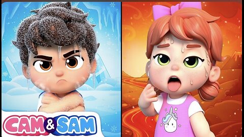 Twins Babies Learn Opposites ☯️ Opposites Song | Nursery Rhymes & Songs for Kids Cam & Sam
