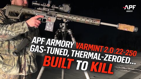 APF Armory Varmint 2.0 .22-250 | Gas-Tuned, Thermal-Zeroed, Built to Kill Predators