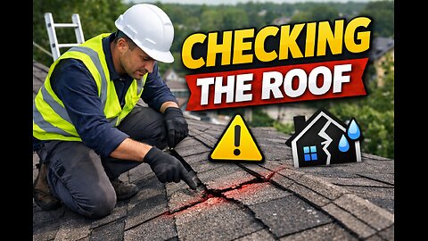 Checking the Roof | Safety Inspection & Roof Condition Check