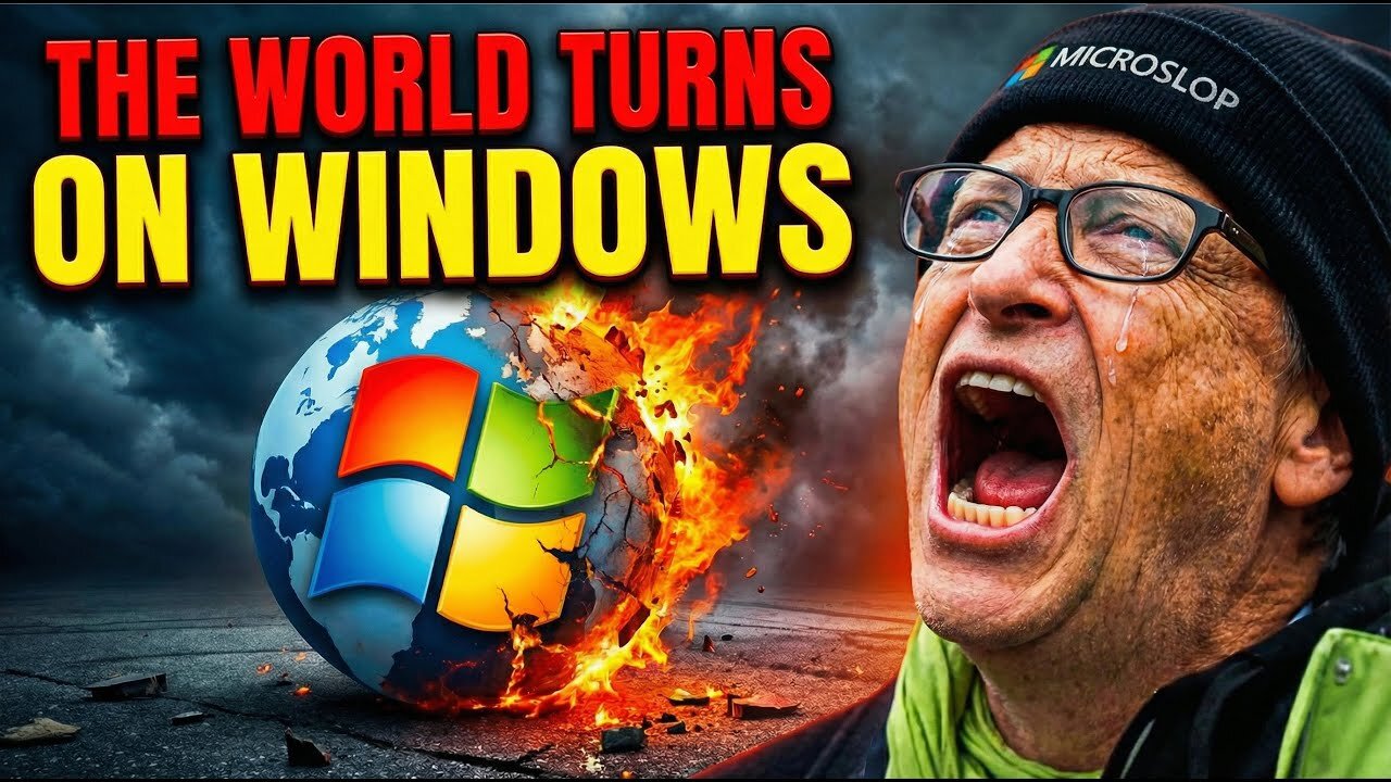 The WORLD is Turning Against Windows and Microslop... | Clownfish TV