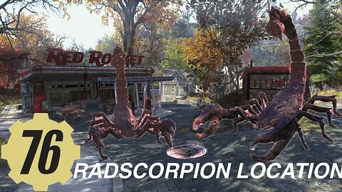 Fallout 76 scorpion location. daily challenge, kill a radscorpion