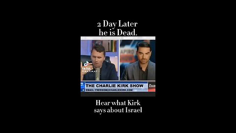 Charlie Kirk -Kharzarian Zionist JEWS had him assassinated