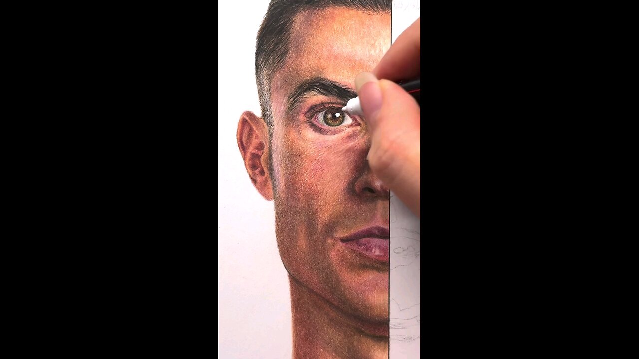 Drawing Realistic a Cristiano ✍️