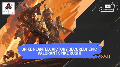 Spike Planted, Victory Secured! 💣🔥 Epic Valorant Spike Rush! #valorant #game #like #share #subscribe