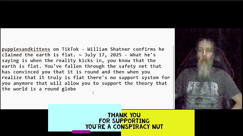 William Shatner confirmed the Earth is FLAT - Who are you going to believe NASA or Captain Kirk 🤔
