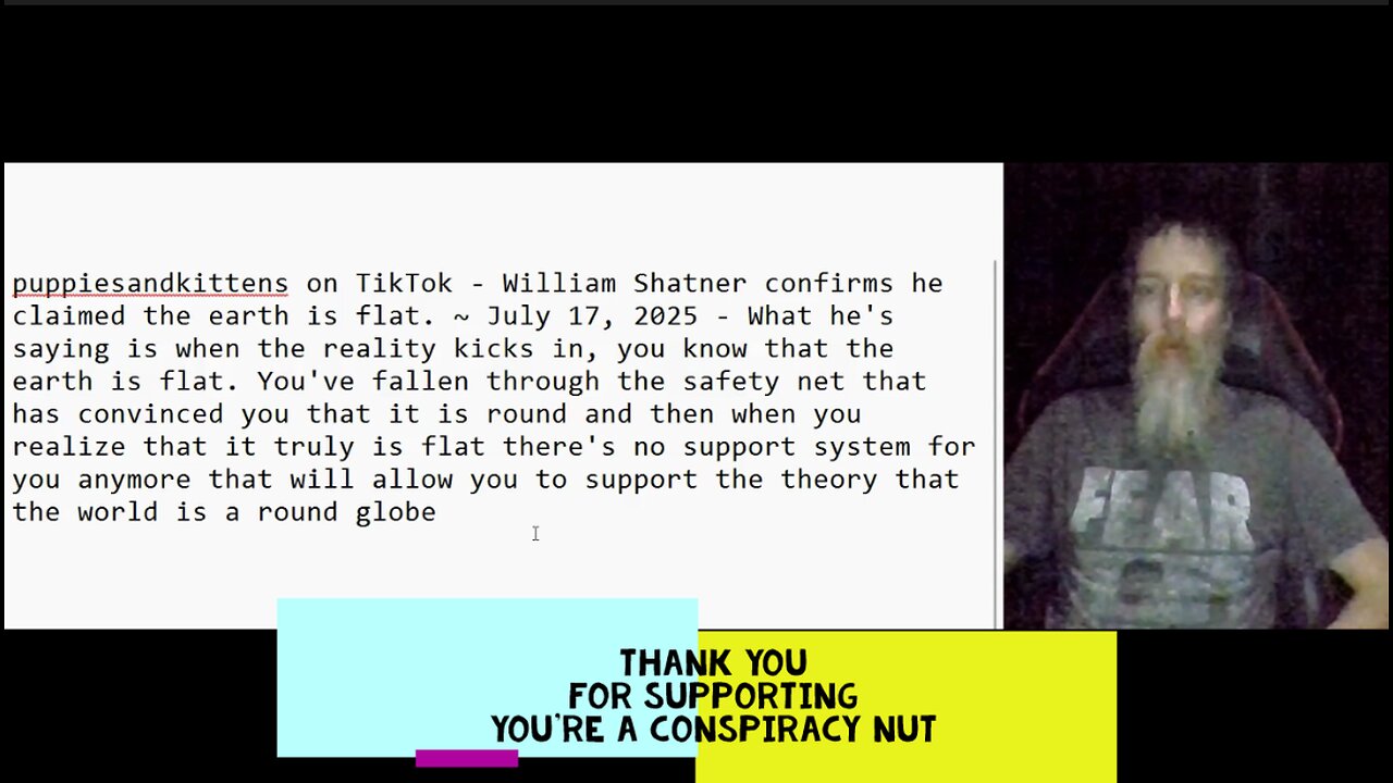 William Shatner confirmed the Earth is FLAT - Who are you going to believe NASA or Captain Kirk 🤔