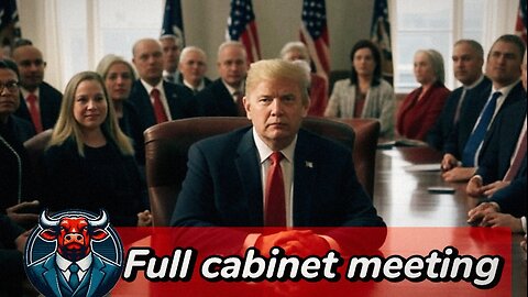 LIVE: Trump Cabinet Meeting with DOGE Leaders!, Ep 59