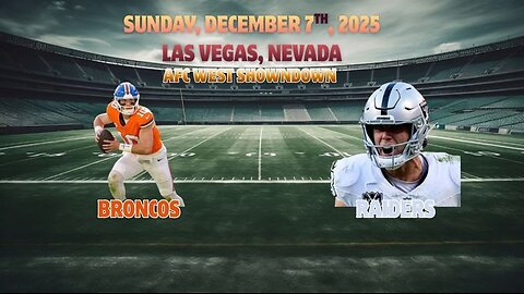 Denver Broncos @ Las Vegas Raiders, Week 14, Diggin' Deeper Into the NFL