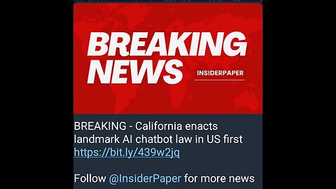 News Shorts: California Ai Chatbot Law