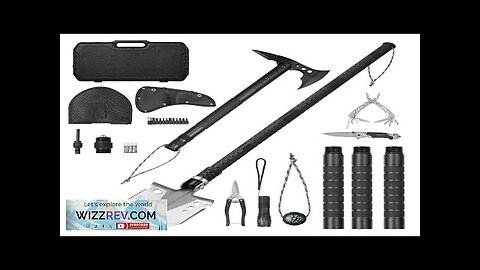 Survival Shovel Survival Axe 28-in-1 Camping Folding Shovels with Hatchet Review