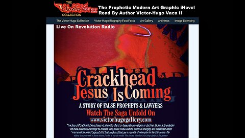 Redemption Story Of The Crackhead Jesus Trials Read By Author VictorHugo Vaca Jr On Revolution Radio