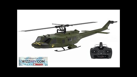 Eachine E190 1:34 UH-1 HUEY Scale 2.4G 6CH Altitude Hold Optical Flow Review