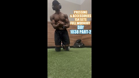 Pressing & Accessories Full Workout Day 1038 Pt-2