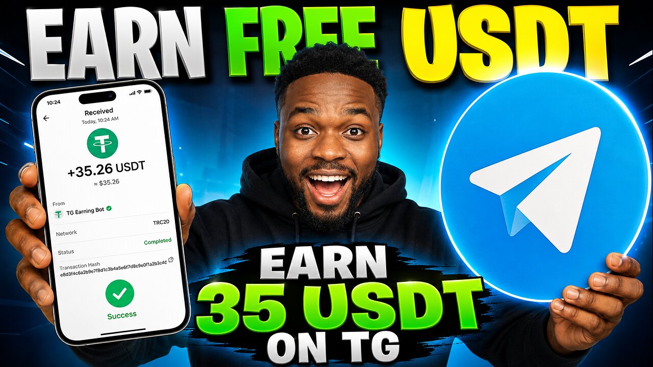 3rd withdrawal 💰💰💰 $35 USDT Received From telegram BOT