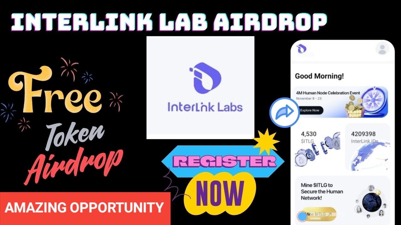 How to Make Money With Crypto Airdrops | Interlink Lab Airdrop Guide | Easy Side Hustle 2025