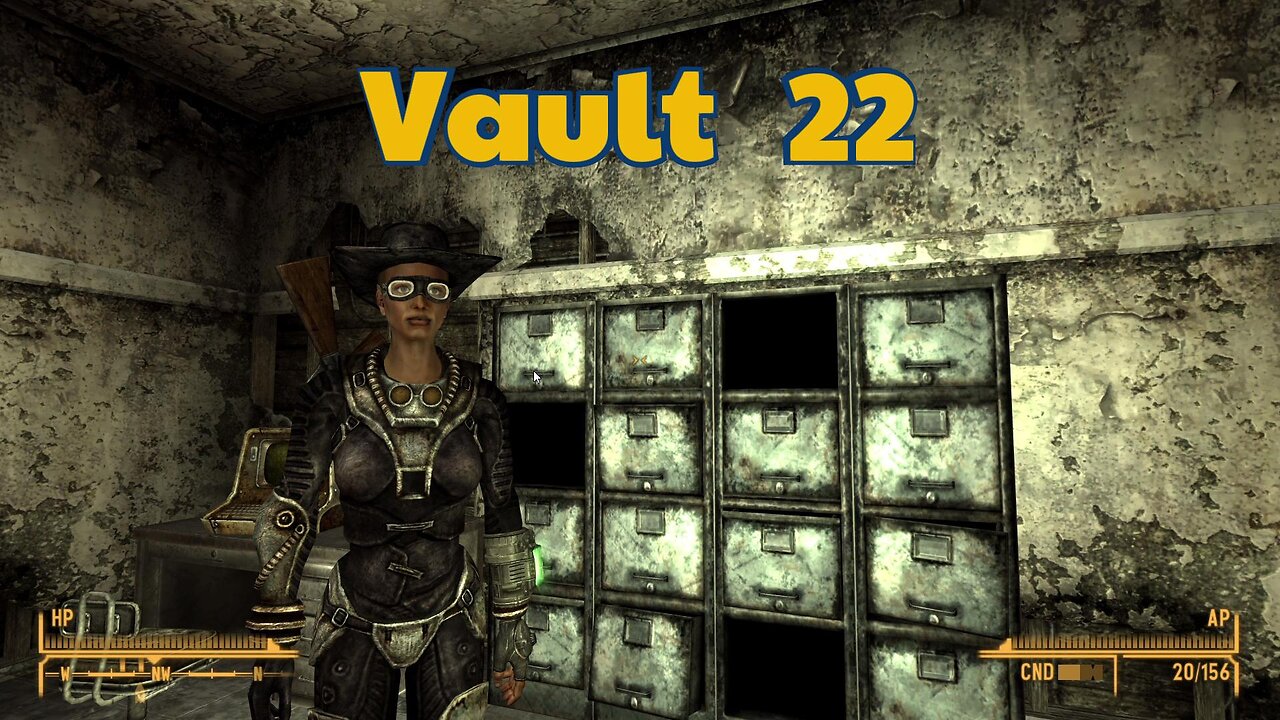 Fallout New Vegas on the way to Vault 22