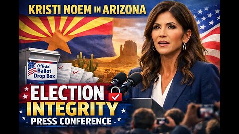 DHS Sec. Kristi NoemPress Conference on Election Security
