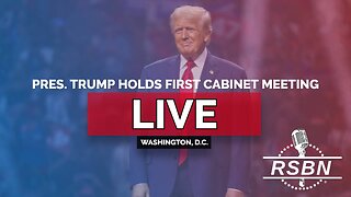 LIVE: President Trump Participates in First Cabinet Meeting - 2/26/25