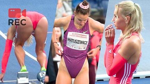 CHORZÓW 2025 ¦ Women's 400m Long Jump 60 fps Slo-Mo ¦ Święty-Ersetic Matuszewicz 🩱 2K HD